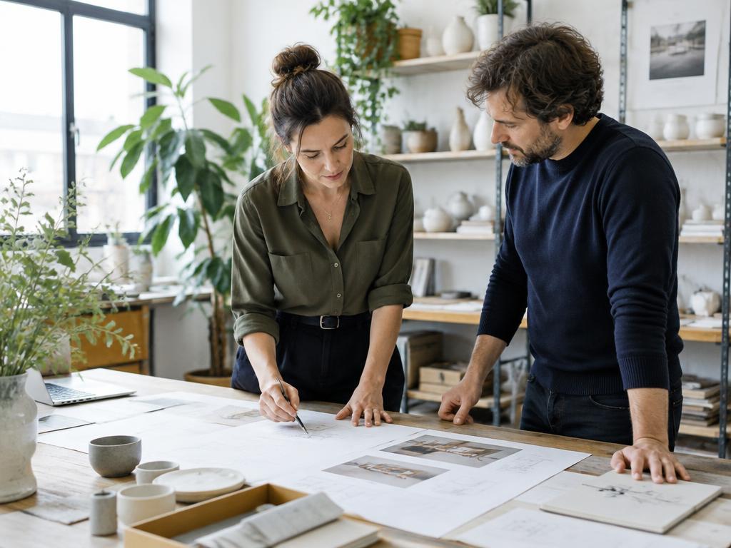 Illustration d’un échange autour d’un projet professionnel